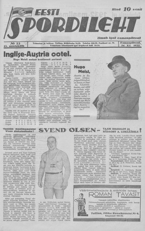 Eesti Spordileht ; 53 1932-11-14