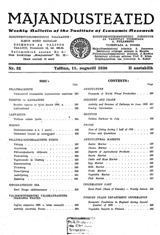 Majandusteated ; 32 1936-08-11