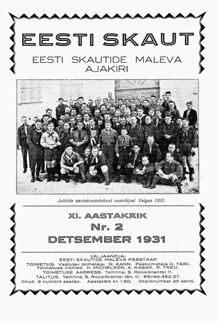 Eesti Skaut ; 2 1931-12