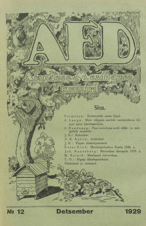 Aed : aianduse ajakiri ; 12 1929-12