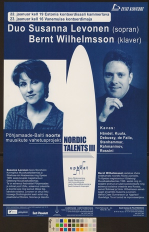 Duo Susanna Levonen, Bernt Wilhelmsson