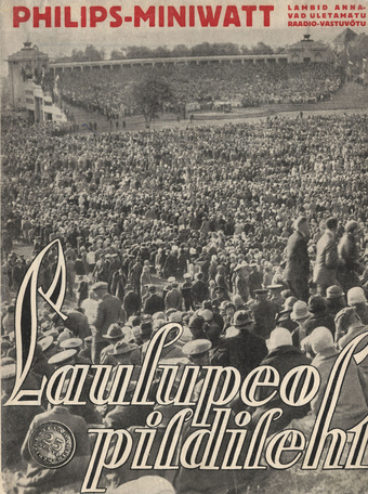 Laulupeo pildileht : X üldlaulupidu Tallinnas 23. - 25. juunini 1933