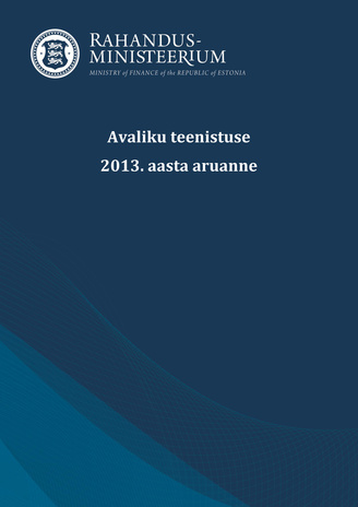 Avaliku teenistuse aastaraamat ; 2013