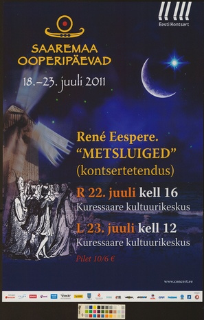 Saaremaa ooperipäevad : René Eespere Metsluiged 