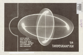 Tarbegraafika '84 : näitus Tallinna Kunstihoones : kunstnike nimekiri