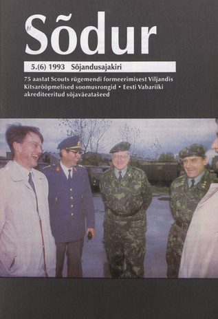 Sõdur : Eesti sõjandusajakiri ; 5(6) 1993