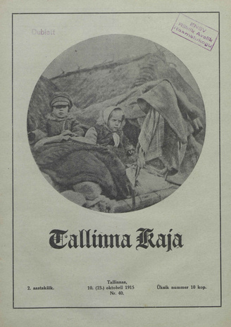 Tallinna Kaja : piltidega nädalakiri ; 40 1915-10-10
