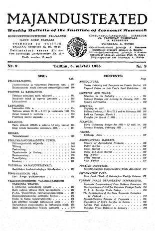 Majandusteated ; 9 1935-03-05