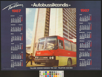 Tallinna Autobussikoondis : 1987