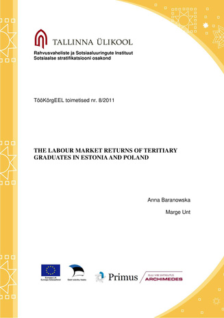 The labour market returns of teritiary graduates in Estonia and Poland