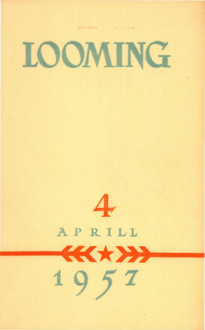 Looming ; 4 1957-04