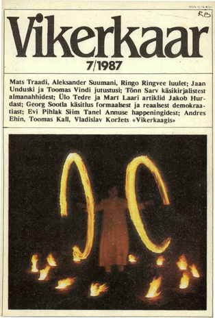 Vikerkaar ; 7 1987