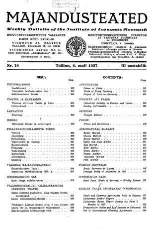 Majandusteated ; 18 1937-05-04