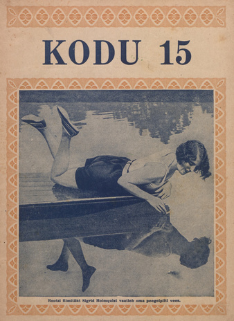 Kodu : perekondlik kirjanduse, teaduse ja kunsti ajakiri ; 15 1926-08