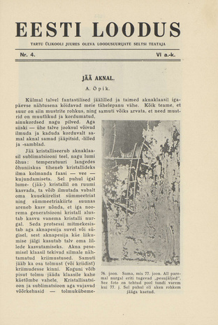 Eesti Loodus ; 4 1938