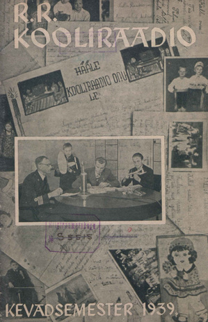 Riigi Ringhäälingu kooliraadio saatekava ; 1938/39 kevadsemester