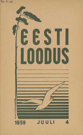 Eesti Loodus ; 4 1959-07