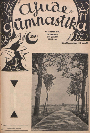 Ajude Gümnastika : ristsõnamõistatuste ajakiri ; 29 1938-07-21