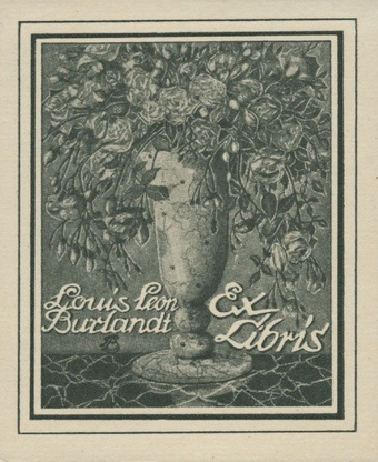 Louis Leon Burlandt ex libris 