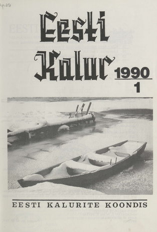 Eesti Kalur ; 1 1990 talv