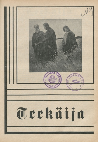Teekäija : Eesti Baptisti Koguduse Ühenduse häälekandja ; 9 1934-09-01