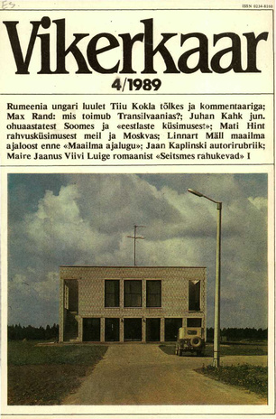 Vikerkaar ; 4 1989