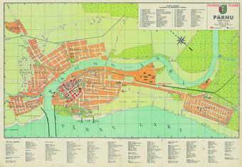 Pärnu linna plaan