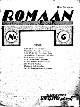 Romaan ; 6 1922