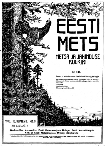 Eesti Mets ; 9 1936