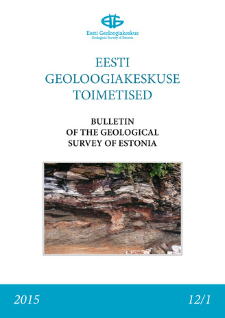 Eesti Geoloogiakeskuse toimetised = Bulletin of the Geological Survey of Estonia ; 2015