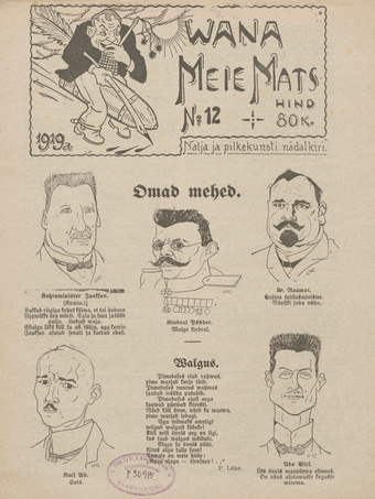 Vana Meie Mats : nalja- ja pilkekunsti nädalkiri ; 12 1919