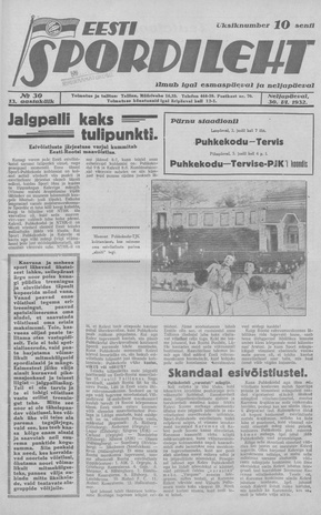 Eesti Spordileht ; 30 1932-06-30