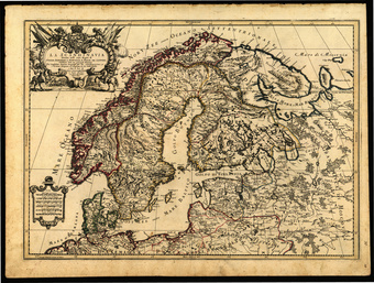 La Scandinavia : divisa nelli suoi Regni di Suezia, Danimarca, Norvegia e paese de Lapponi