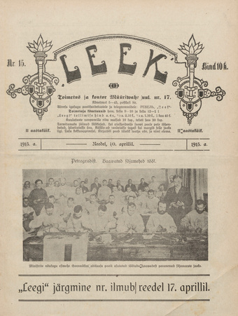Leek ; 15 1915-04-10