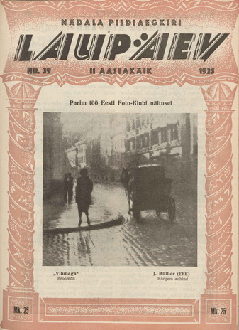 Laupäev : nädala pildileht ; 39 1925