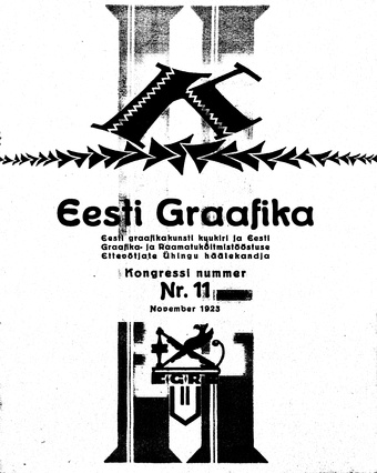 Eesti Graafika ; 11 1923-11