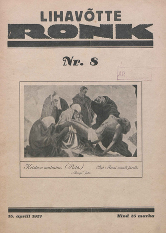 Ronk : perekonna ajakiri ; 8 (164) 1927-04-15