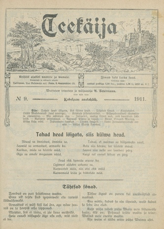 Teekäija : Eesti Baptisti Koguduse Ühenduse häälekandja ; 9 1911