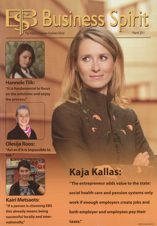 EBS Business Spirit : the Voice of Estonian Business School ; 2011-03