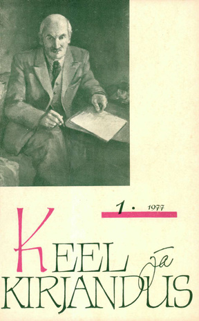Keel ja Kirjandus ; 1 1977-01