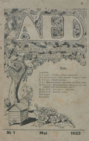Aed : aianduse ajakiri ; 1 1923-05