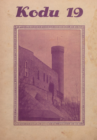 Kodu : perekondlik kirjanduse, teaduse ja kunsti ajakiri ; 19 1928-10