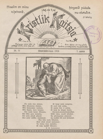 Kristlik Kaitsja : Eesti metodistide häälekandja ; 11 1926-11