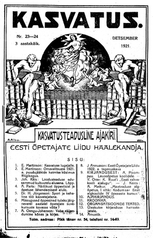 Kasvatus ; 23-24 1921-12