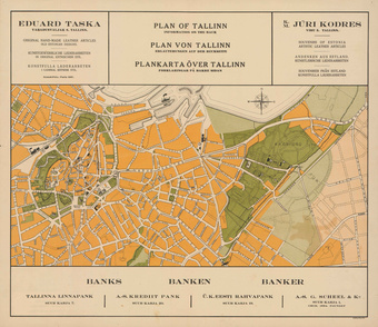 Plan of Tallinn