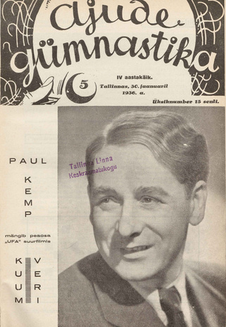 Ajude Gümnastika : ristsõnamõistatuste ajakiri ; 5 1936-01-30