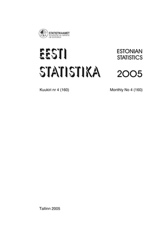 Eesti Statistika ; 4