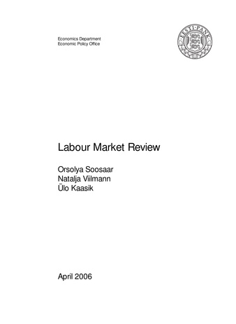 Labour market review ; 1/2006