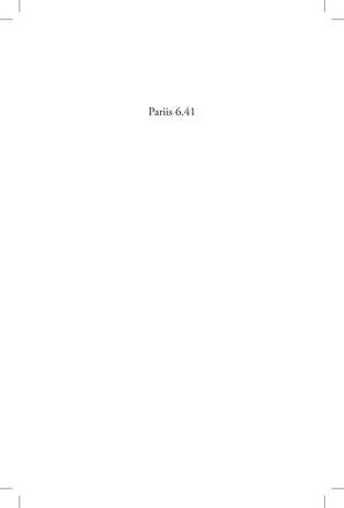 Pariis 6.41 : romaan 