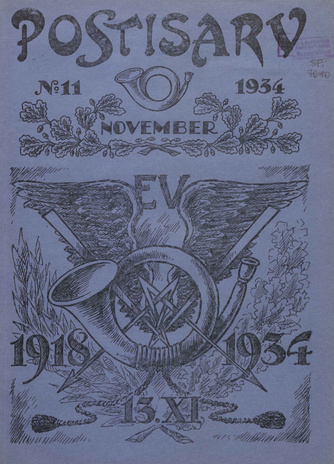 Postisarv : Tallinna peapostkontori postirahva häälekandja ; 11 (16) 1934-11-30
